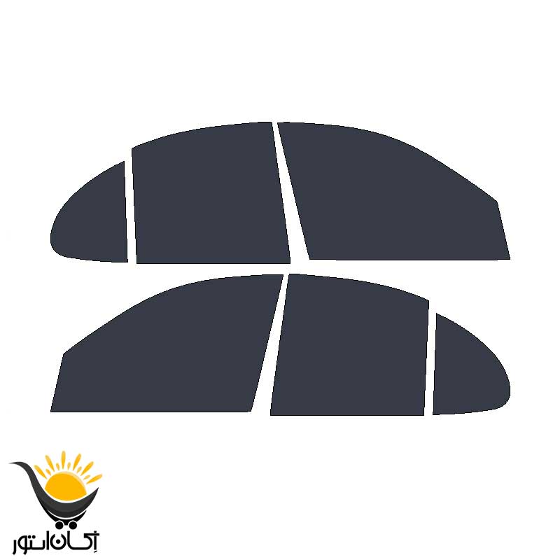 برچسب شیشه دودی خودرو مناسب برای تیبا