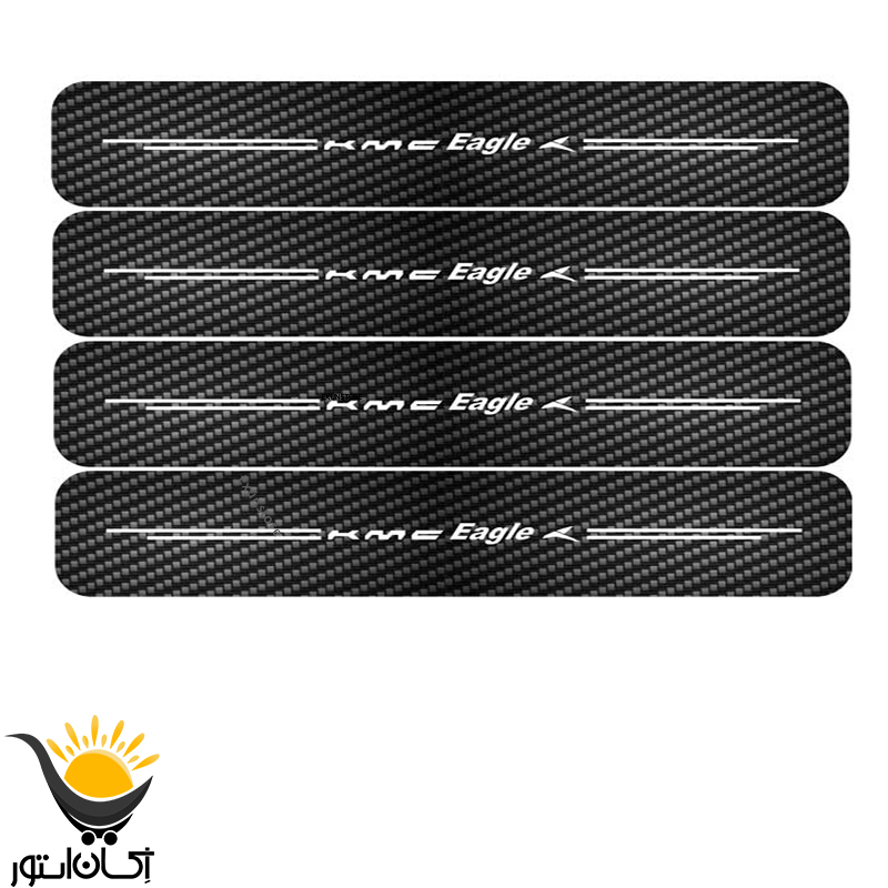 برچسب پارکابی خودرو کی ام سی ایگل طرح کربن تک لایه