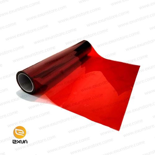 برچسب دودی شیشه خودرو مدل قرمز - تصویر 2