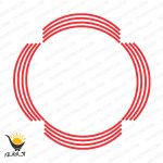برچسب دور رینگ موتورسیکلت طرح ساده بسته 16 عددی - Image 2