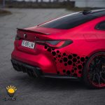 برچسب بدنه خودرو طرح لانه زنبوری - Image 2