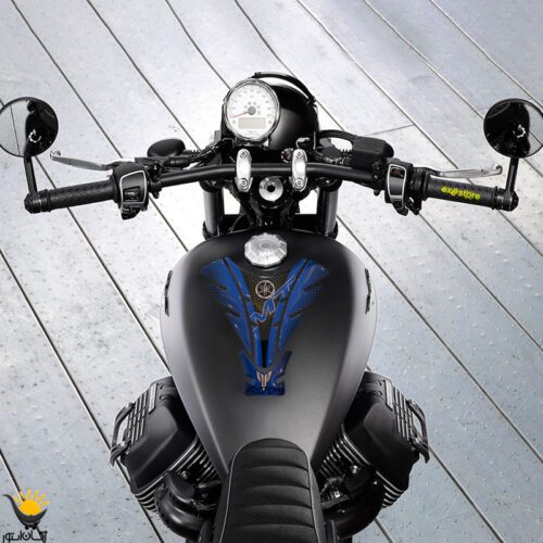 برچسب باک متورسیکلت ژله ای yamaha کدmj009