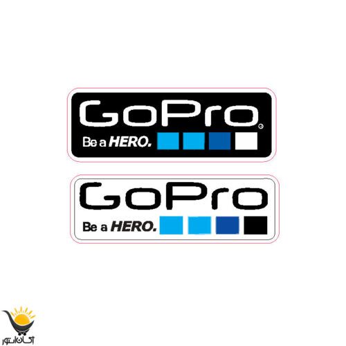 برچسب موتور سیکلت طرح Go pro