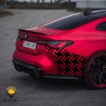 برچسب بدنه خودرو طرح چرخان - Image 2