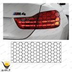 برچسب چراغ خودرو طرح شش ضلعی بسته دوعددی - Image 2