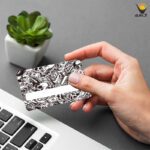 استیکر کارت اکلیلی طرح اسکلت کد SK011