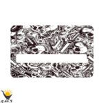 استیکر کارت اکلیلی طرح اسکلت کد SK011