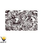 استیکر کارت اکلیلی طرح اسکلت کد SK011