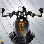 برچسب باک متورسیکلت ژله ای benelli کدmj013