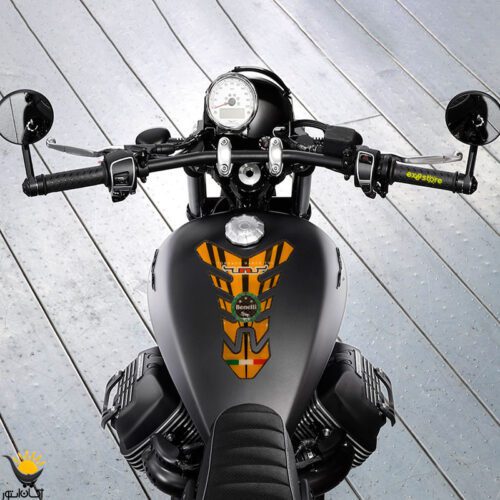 برچسب باک متورسیکلت ژله ای benelli کدmj013