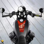 برچسب باک متورسیکلت ژله ای honda کدmj014