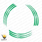 برچسب دور رینگ موتورسیکلت طرح آدیداس بسته 16 عددی - Image 2