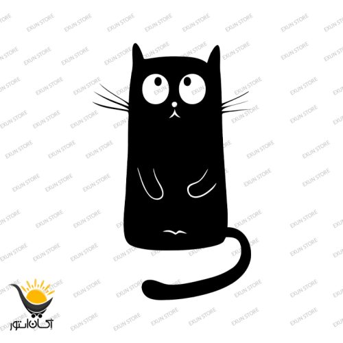 برچسب موتور سیکلت طرح Cat - Image 2