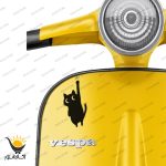 برچسب موتور سیکلت طرح Cat