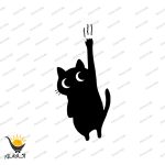 برچسب موتور سیکلت طرح Cat - Image 2