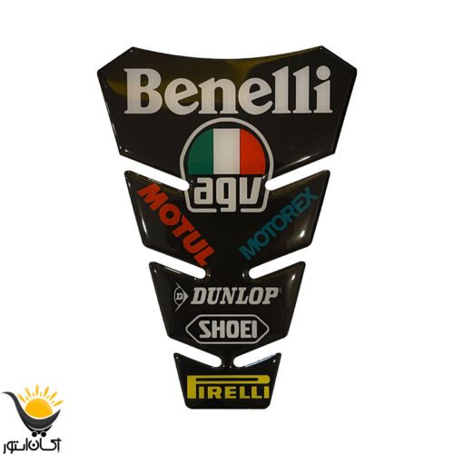برچسب باک موتورسیکلت benelli مدل ژله ای کد mj025