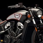 برچسب موتور سیکلت طرح Motor