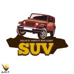 استیکر آفرودی خودرو اکسان استور