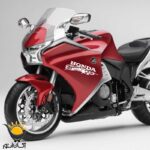 برچسب موتورسیکلت هوندا طرح Racing