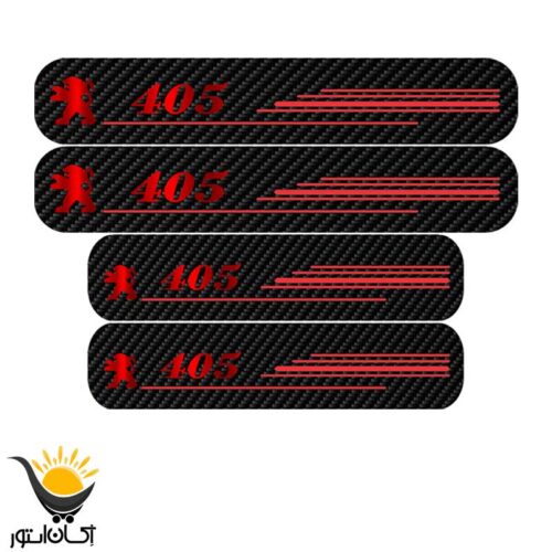 برچسب پارکابی خودرو پژو405 طرح کربن