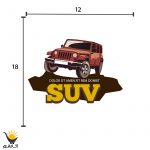 استیکر آفرودی خودرو اکسان استور