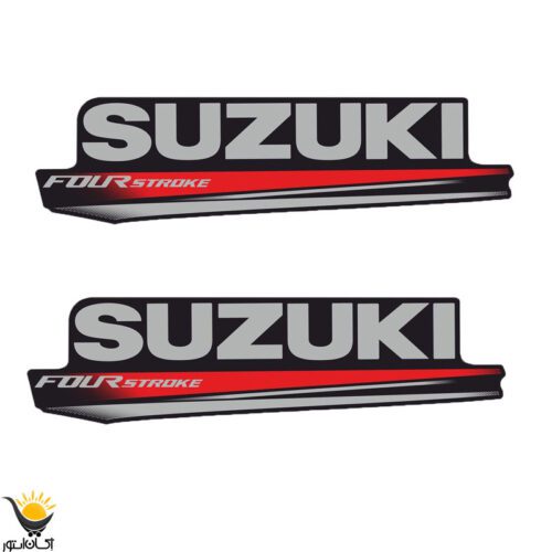 برچسب موتور سیکلت طرح Suzuki