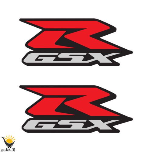 برچسب موتور سیکلت طرح Gsx