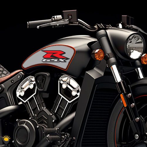 برچسب موتور سیکلت طرح Gsx