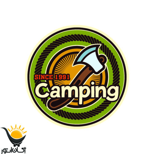 برچسب خودرو طرح آفرودی camping کد SO262