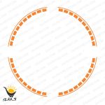 برچسب دور رینگ موتورسیکلت طرح مربع بسته 16 عددی - Image 2