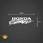 برچسب موتورسیکلت هوندا طرح Racing