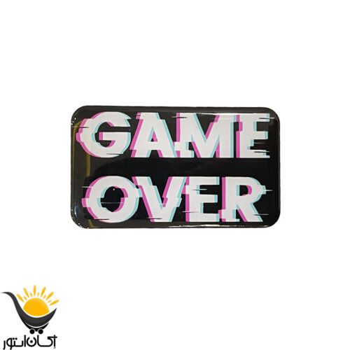برچسب بدنه خودرو اکسان استور مدل ژله ای GAME OVER کد235jh