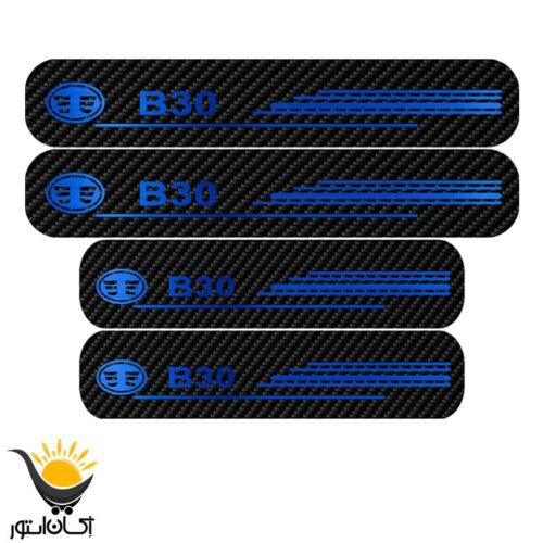 برچسب پارکابی خودرو بسترن طرح کربن