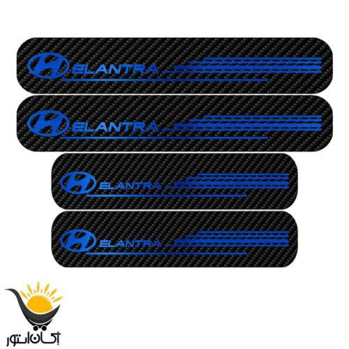 برچسب پارکابی خودرو هیونداالنترا طرح کربن