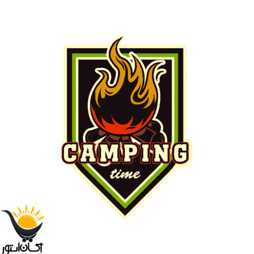برچسب خودرو طرح آفرودی camping کد SO266