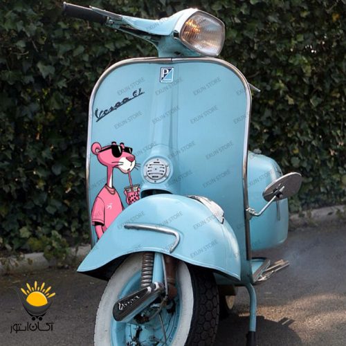 برچسب موتور سیکلت طرح Girl کد bm009 - Image 1