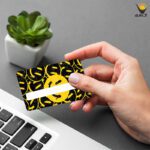 استیکر کارت اکلیلی طرح لبخند کد SK012