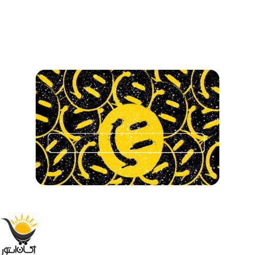 استیکر کارت اکلیلی طرح لبخند کد SK012