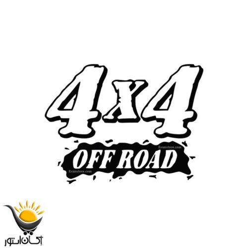 برچسب خودرو طرح ۴X4