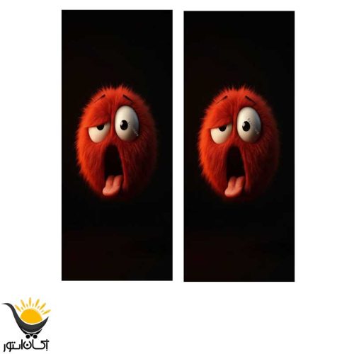برچسب ستون خودرو طرح کارتونی - Image 2