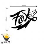 برچسب خودرو اکسان استور طرح FOX کد SO124 آفرودی