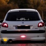 برچسب خودرو طرح بسم الله