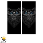 برچسب ستون خودرو طرح جغد - Image 2