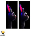 برچسب ستون خودرو طرح خرگوش - Image 2