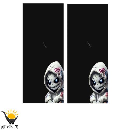 برچسب ستون خودرو طرح کارتونی - Image 2