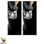 برچسب ستون خودرو طرح خرگوش - Image 2