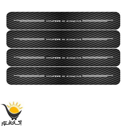 برچسب پارکابی خودرو هیونداcretaطرح کربن تک لایه - Image 1
