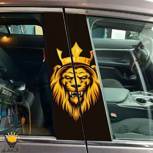 برچسب بدنه خودرو طرح کینگ مناسب ستون - Image 1