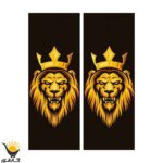 برچسب بدنه خودرو طرح کینگ مناسب ستون - Image 2