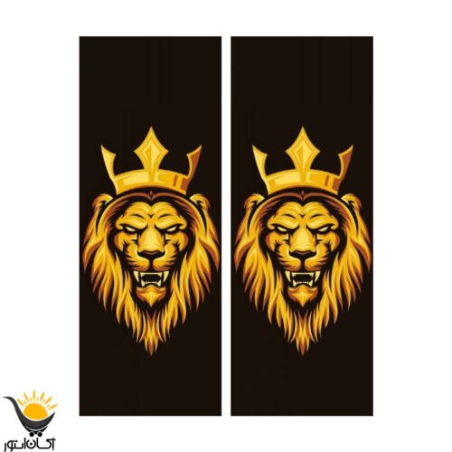 برچسب بدنه خودرو طرح کینگ مناسب ستون - Image 2